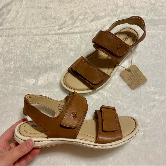 Born Women’s Lot Leather Sandals in Cognac - Picture 3 of 10